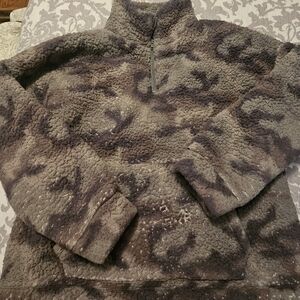 American Eagle Outfitters Textured Fleece Jacket